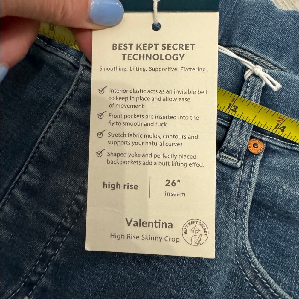 Valentina Deep Blue Skinny Jeans - Picture 4 of 11